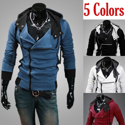 Men/'s Stylish Creed Hoodie Coat Cosplay For Assassins Jacket Costume Coat Lot