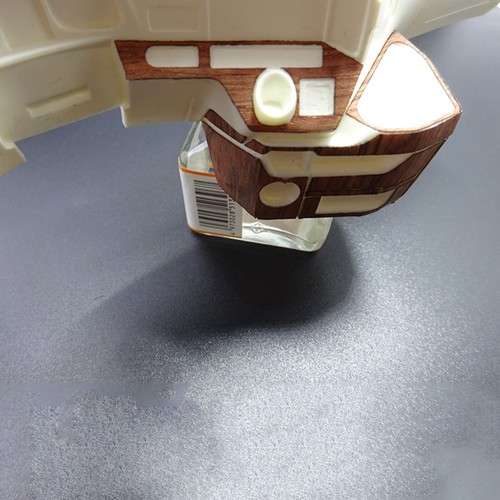 ACTROS RC Tractor Truck Ersetzen MS Wood Veneer Sticker Für Tamiya BENZ AROCS