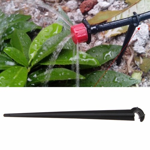 10X Irrigation Support Stakes Set For 1//4/" Tubing Spray Micro for·Dripper T6I1