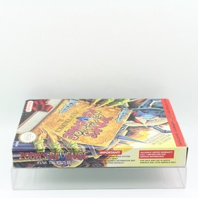 Zoda's Revenge Star Tropics II 2 Nintendo NES CIB Complete W/ Protector Case