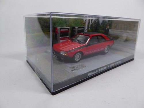 Renault Fuego James Bond 007 Dangereusement vôtre 1:43 Voiture Model Car DY086