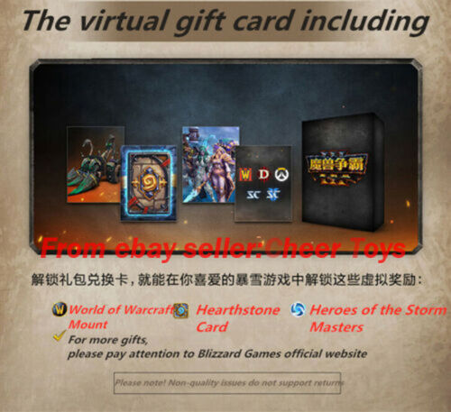 Warcraft III Reforged Collector/' Edition ARTHAS Statue Entity Gift Box Blizzard