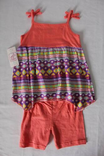 Baby Girls 2 Piece Set Size 18 Months Tank Top Shirt Shorts Outfit Shark Bite