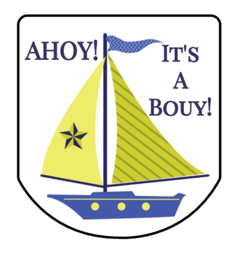 30 Baby Shower Favor Stickers//Labels Hand Sanitizer Nautical Whale Weatherproof