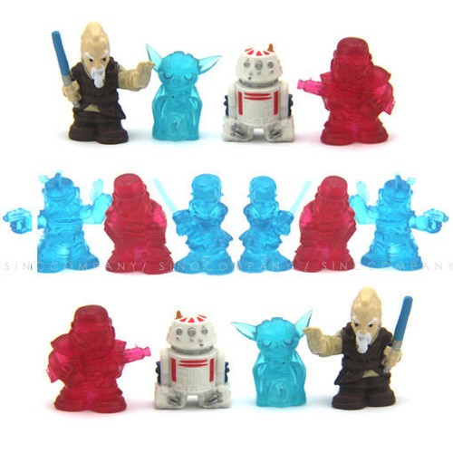 Lot 14x Star Wars fighter pods Trooper Yoda series 4 CARNOR JAX mini figure doll