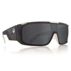 Dragon Orbit Sunglasses - Black White Frame / Grey Gray ...