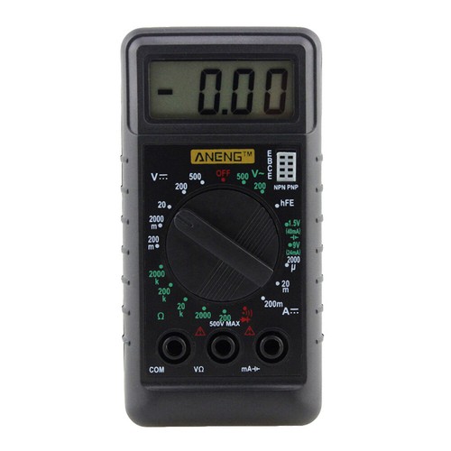 Handheld Minitasche DMM Digital-Multimeter 1999 zählt AC//DC Voltmeter Amper