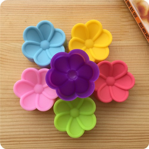 12Flower Silicone Mold Decor Face Jelly Cake Bakery Mould Chocolate Cupcake Soap