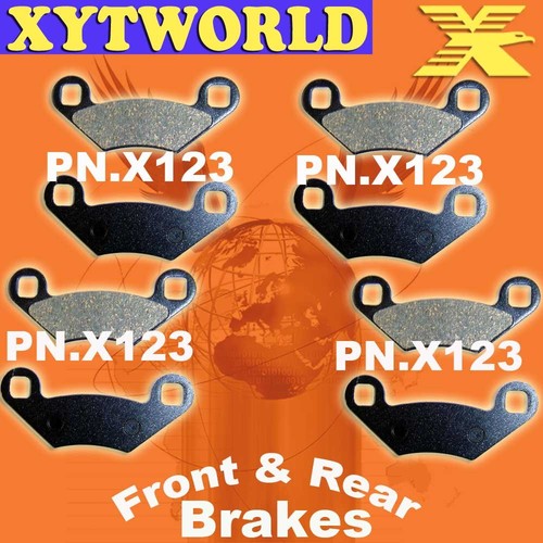 Front Rear Brake Pads for Polaris 500 ATP H0 4x4 2004-2005