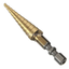 Utility Titanium Coated HSS Step Cone Drill Bit Wood Metal Cutter Hex Shank US