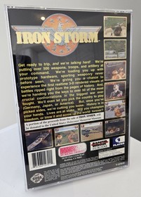 Iron Storm-Saturn- CIB-WWII Based Combat! Tanks! Air! Navel & Prototype Weapons!