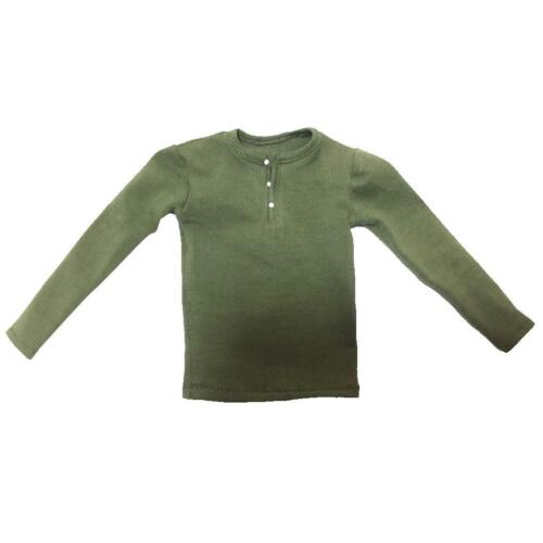 Échelle 1//6//courte à manches longues T-shirts Top 12/" figure masculine vêtements accessoires
