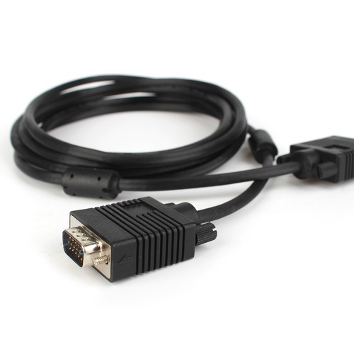 Heavy Duty Long 10ft 3M VGA Computer Monitor Cable Cord 1080p High Resolution