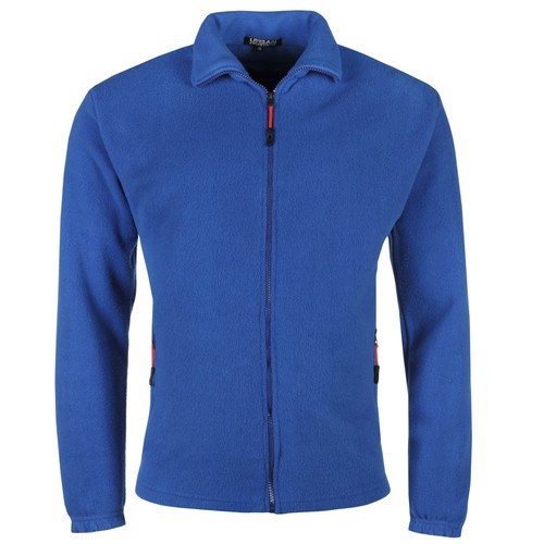 New Mens Fleece Jacket Full Zip Up Polar Work Outdoor Warm Coat Top Pockets Lot
