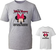 I'm A Disney Grandma Mothers Day Minnie Mouse T-Shirt Birthday Xmas Gift Tee Top