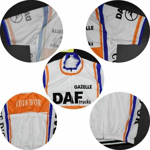 DAF Trucks Retro Cycling Jersey Retro Road Pro Clothing MTB Short Sleeve