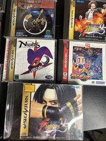 Sega Saturn Japanese Game Lot Capcom SNK Street Fighter CIB W Manual US seller