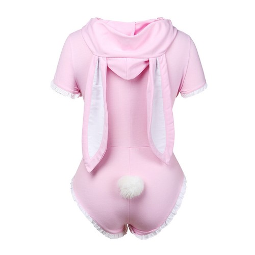 ABDL//DDLG//COSPLAY//COSTUME ENVY BODY SHOP PINK HONEY BUNNY ROMPER//BODYSUIT