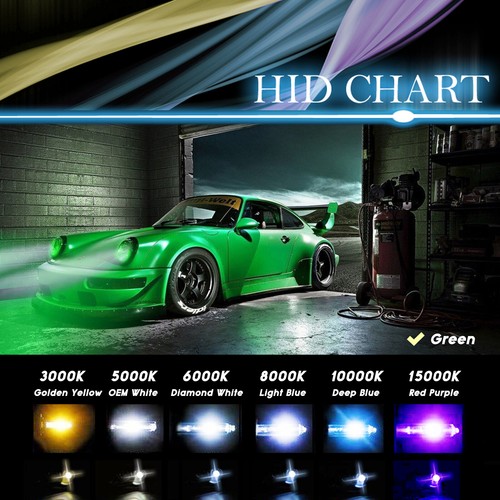 SLIM HID CONVERSION KIT 2 Ballasts 2 Replacement Bulbs HEADLIGHTS FOG XENONLIGHT
