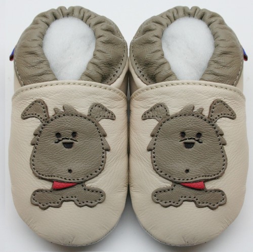 3-4 Toddler US 11-12 Minishoezoo Slippers soft sole Leather baby Boy Girl Shoes