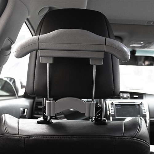 1*Car Seat Headrest Jacket Coat Suit Clothes Hanger Holder Gray Disassembly Long