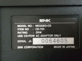 SNK NEO GEO NeoGeo CD Console system CD-T01 unit set boxed japan used tested