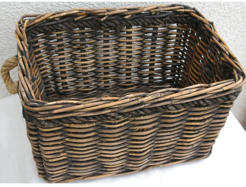Panier en Osier Sydney Vélo Gepäckträgerkörbe de Pique-Nique Rotin