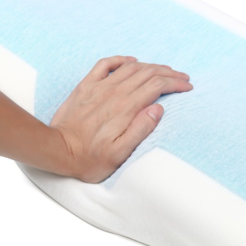 Memory Foam Pillow Cooling Gel Pillow Reversible Head Neck Cervical Protective