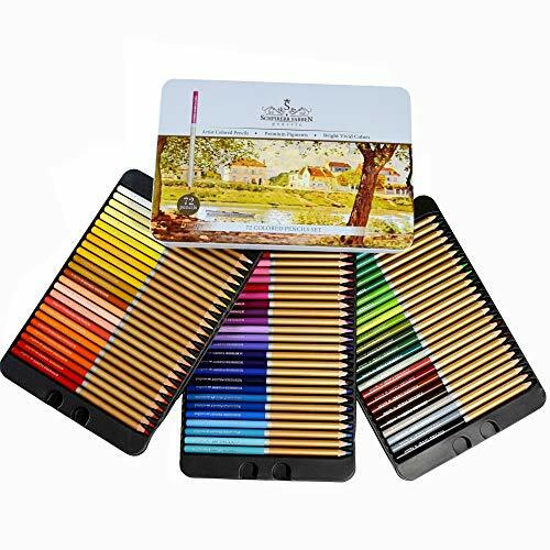 Professional Premium numbered 72 Colored Pencils Set Schpirerr Farben Oil
