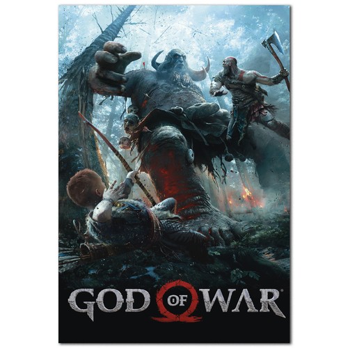 God of War Poster PS4 Exclusive 2018 High Quality Prints