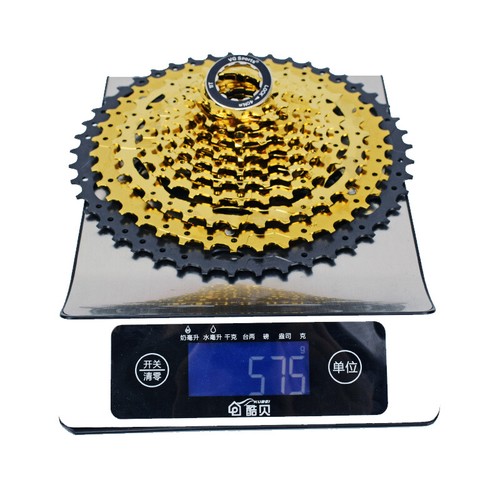 VG Sports MTB 10 Speed Cassette 11-46T Gold Bike Freewheel Sprocket for SHlMANO