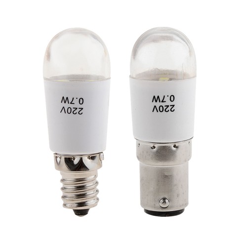 2 Stücke 220 V 0,7 Watt LED Nähmaschine Glühbirne für Brother Singer