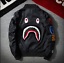 Japan Zip Aape Jacket Men Bape Shark Head MA1 Army Flight Bomber Coat Camouflage