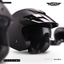 Moto S77 Matt-Black Motorbike Open Face Jet Helmet Motorcycle Sun Visor XS-XL