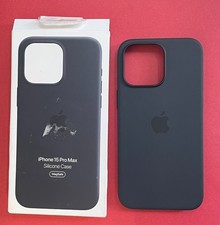 Original Apple Silikon Case MagSafe iPhone 15 Pro Max MT1M3ZM/A Schwarz NeuOffen