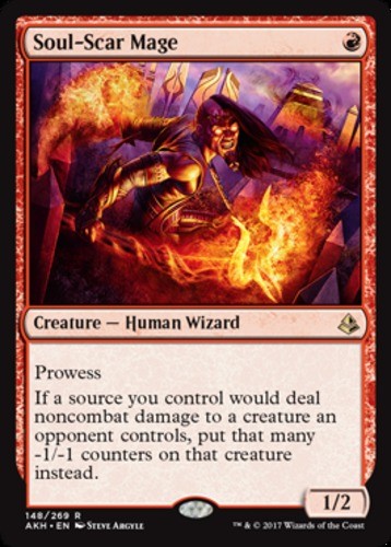 Amonkhet Near Mint English -BFG- MTG Magic Soul-Scar Mage 1x x1