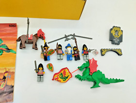 LEGO 6082 Fire Breathing Fortress Original Box Good Castle Dragon Knights 6056 6076