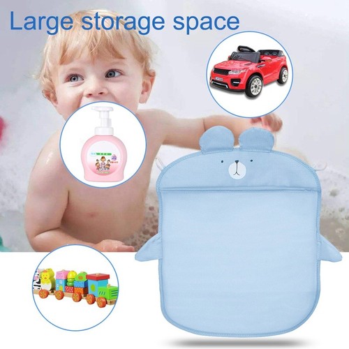 Bathroom Folding Durable Baby Kids Bear Bath Toys Pouch Storage Net Mesh Bag TP