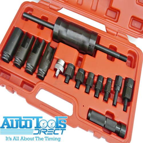 14 Stück Einspritzpumpe Einspritzdüse Abzieher Satz Common-Rail Adapter