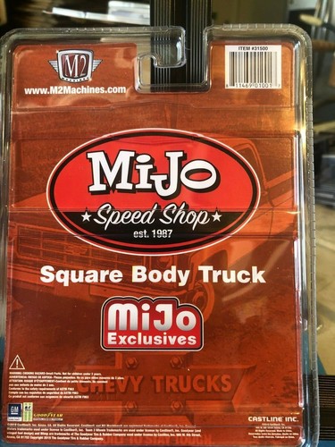 1//64 M2 1979 Chevrolet Silverado Cabine e chassi Filho Speed Shop Laranja