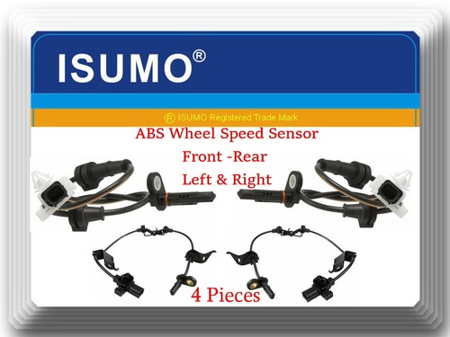 4 Piece ABS Wheel Speed Sensor Front Fits:TSX 2009-2014 Rear Left /& Right