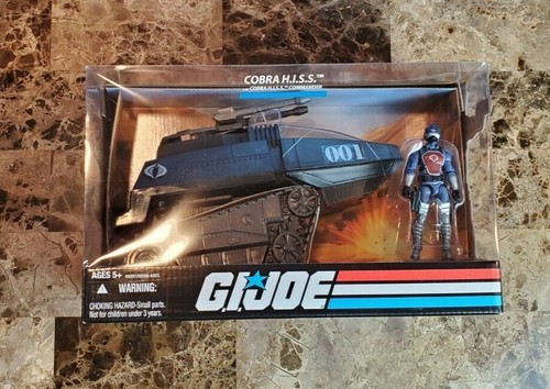 Tank W Commandant Hiss GI JOE COBRA 25th anniversaire Hasbro Comme neuf IN BOX H.I.S.S