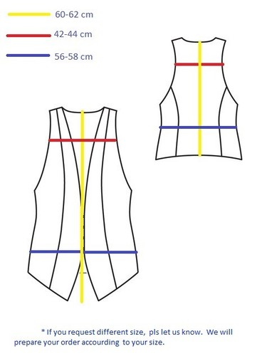 BLACK WINGED VEST EXOTIC DANCER Embroidered Waistcoat Waist costume