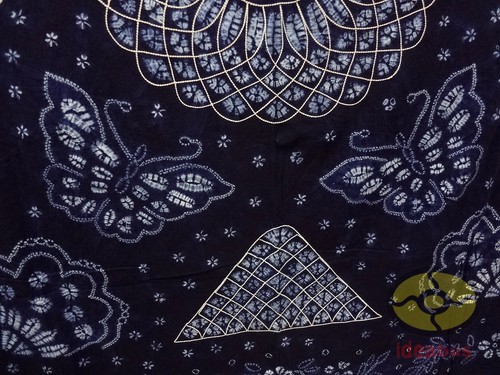 Main Indigo Tie Dye Rural Style Nappe De Table Housse Feuille Tapisserie 95/"L x78/"W