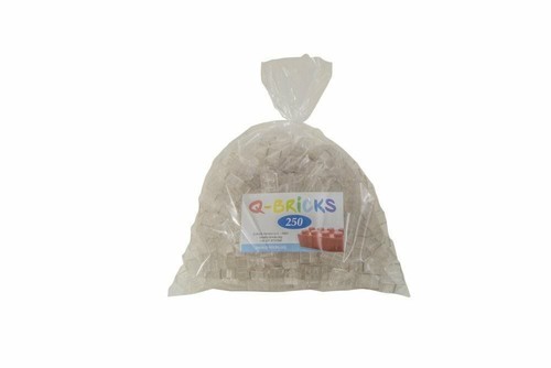 250 Q-briques 2 x 3 Clous de Construction Briques Vrac Pack Transparent LEGO compatibles
