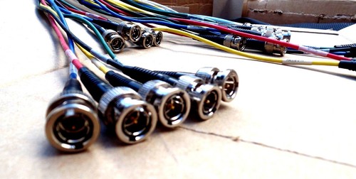 Video Cable Harness Rack to Wall W// 3 PIN MALE /& FEMALE XLR-BNC Video Cable 55ft