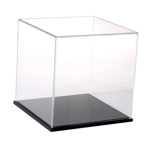 Klare Acrylvitrine Schaukasten 8x8x8cm für Amiibo Funko Pop Figur Spielzeug