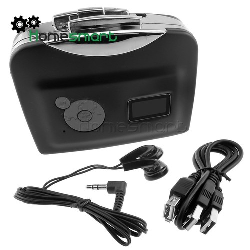 Cassette Tape to MP3 Converter Capture Stereo USB Music Player Recorder AHS