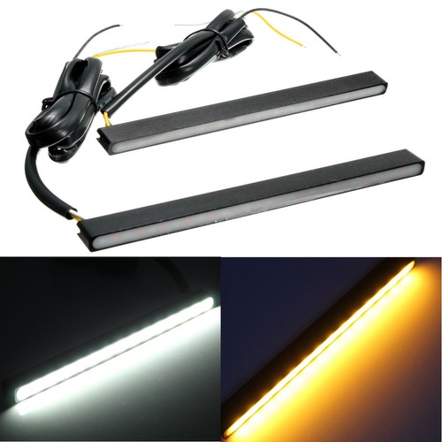 2x 29 LED CAR DRIVING DAYTIME RUNNING FOG LIGHT DRL TURN SIGNAL INDICATOR LAMP