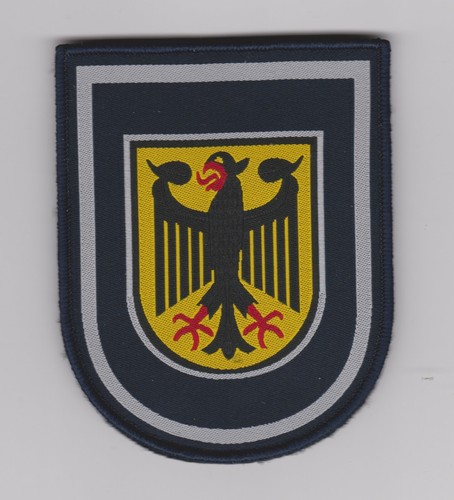 mit Klett Bundespolizei gewebt Angestellter Stoffabzeichen